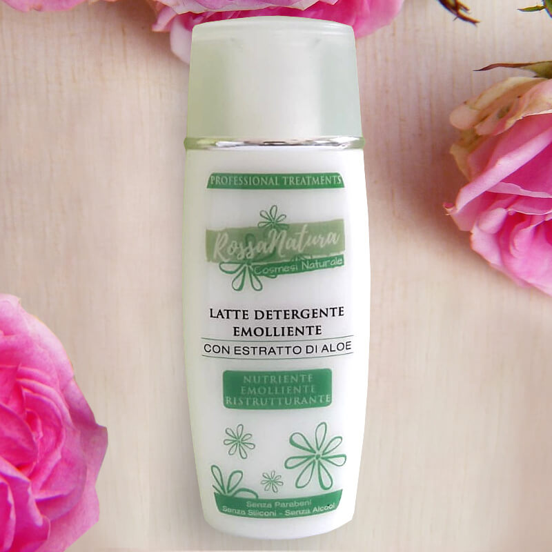 Latte Detergente emolliente con estratto di aloe vera nutriente